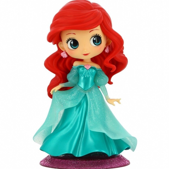 Qposket Princess Ariel Glitter Dress MWT - Picture 10 of 14
